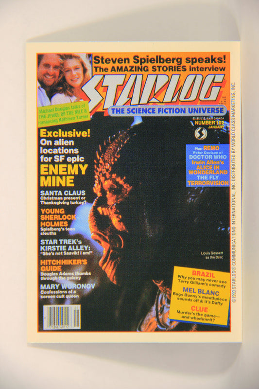 Starlog 1993 Trading Card #51 Enemy Mine "Cover Number 102" L007619
