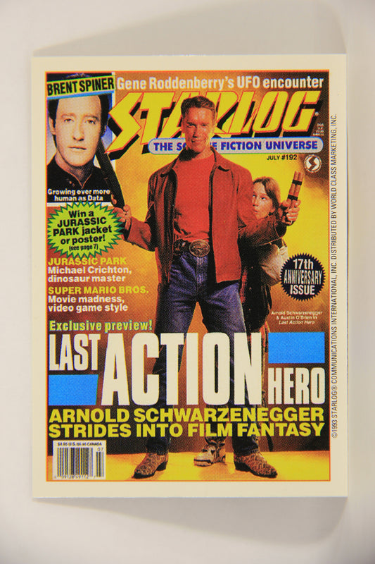 Starlog 1993 Trading Card #64 Last Action Hero "Cover Number 192" L007632