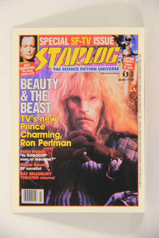 Starlog 1993 Trading Card #73 Beauty & The Beast TV Series "Cover Number 128" L007641