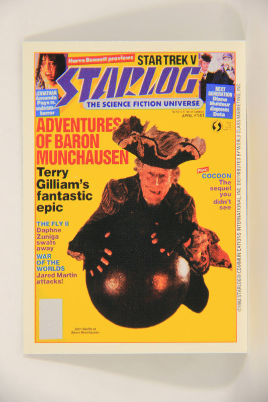 Starlog 1993 Trading Card #74 Adventures Of Baron Munchausen "Cover Number 141" L007642