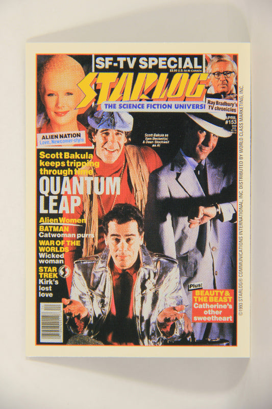 Starlog 1993 Trading Card #81 Quantum Leap TV Series "Cover Number 153" L007649