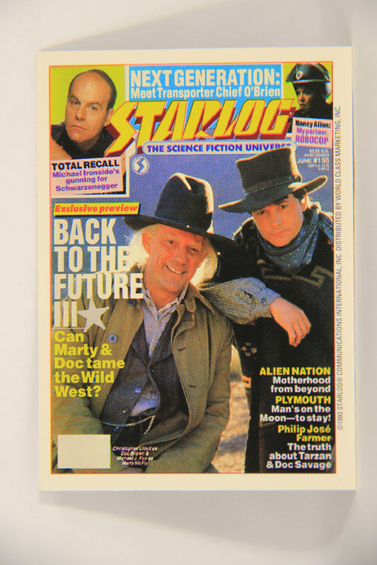 Starlog 1993 Trading Card #89 Back To The Future III "Cover Number 155" L007657