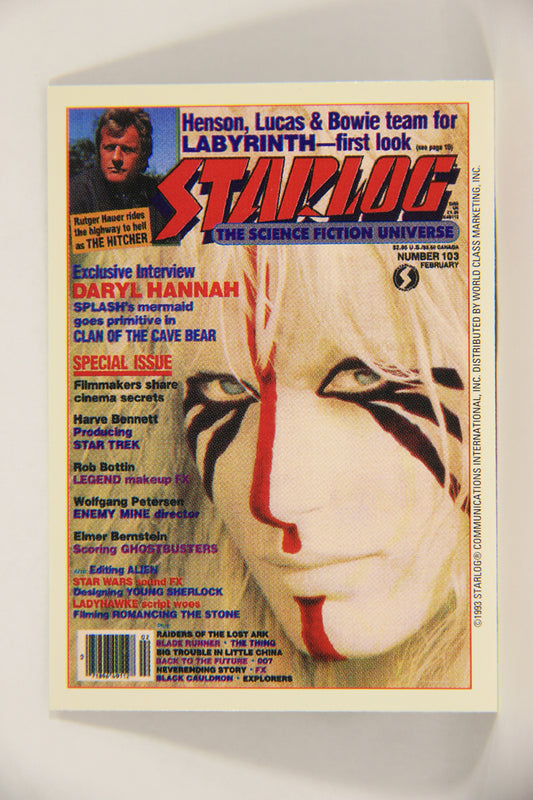 Starlog 1993 Trading Card #92 Daryl Hannah "Cover Number 103" L007660