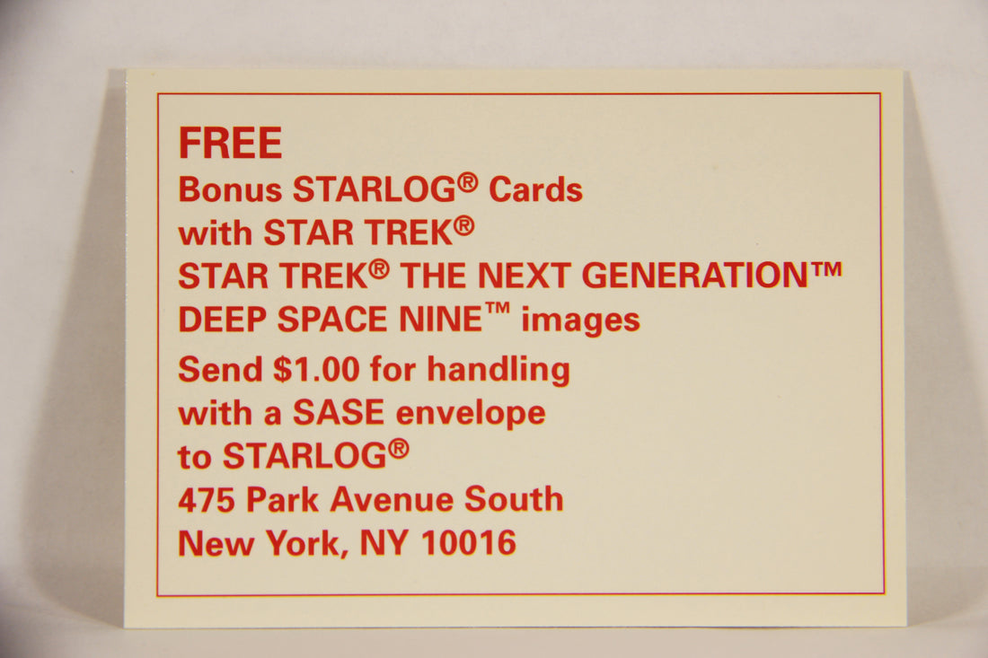 Starlog 1993 Trading Card #CL2 Checklist L007670