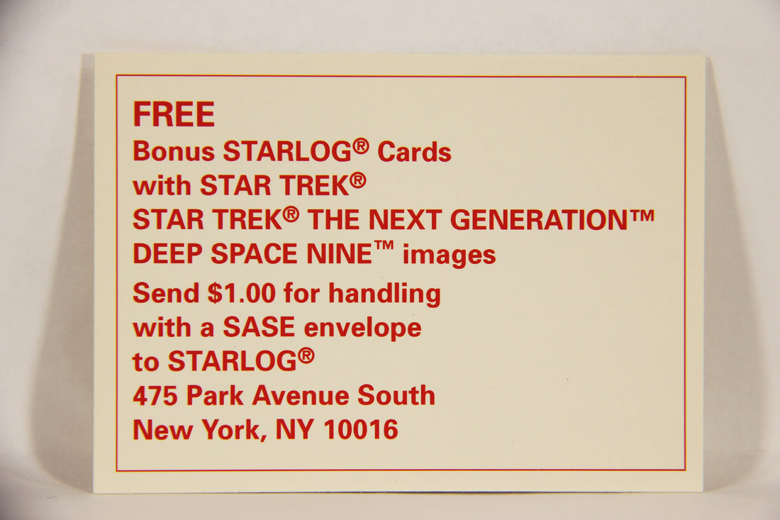 Starlog 1993 Trading Card #CL5 Checklist L007673