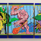 DC Cosmic Teams 1993 Trading Card #31-33 Triptych - Warp - Plasmus - Trinity L007809