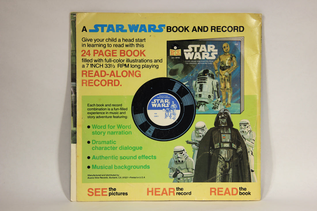 Star Wars 1980 Read-Along Record - 24 Page Book And Record ENG Canada L007819