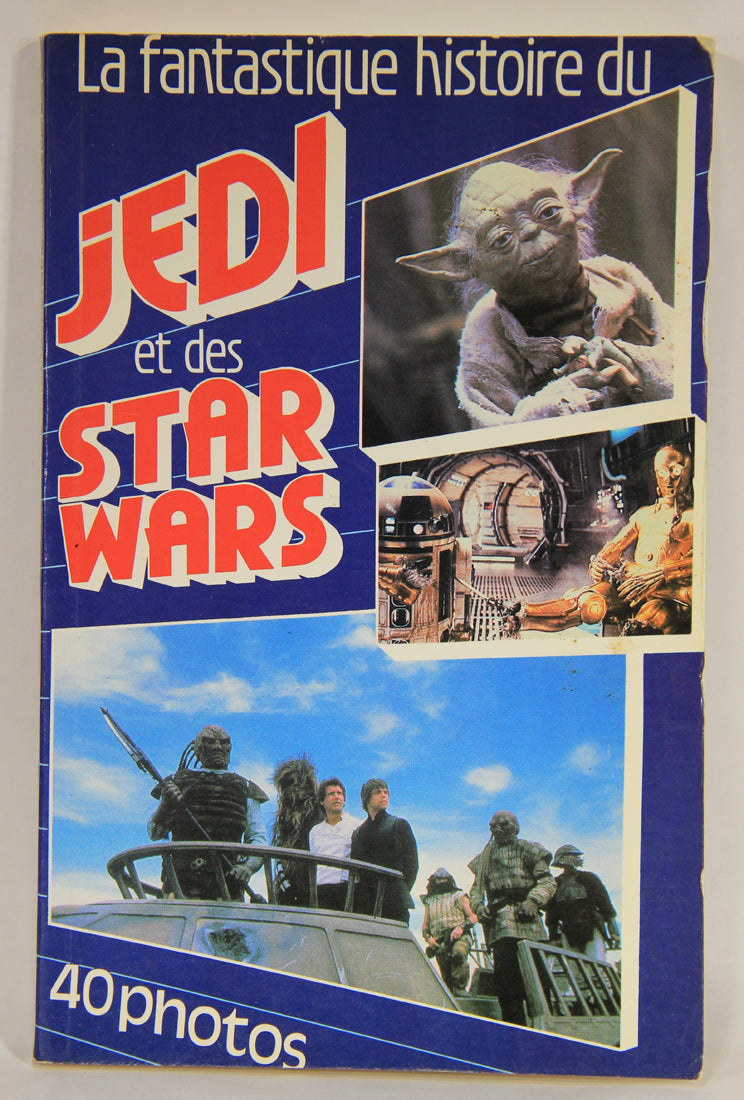 Star Wars 1983 French Paperback La Fantastique Histoire Du Jedi Et Des Star Wars L007820