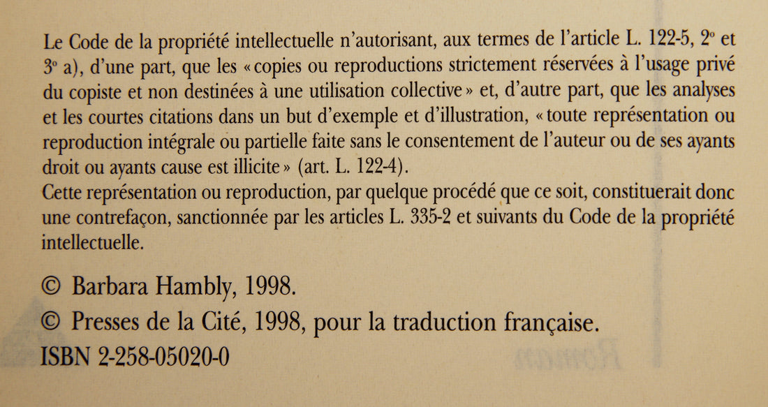 Star Wars 1998 La Planète Du Crépuscule - Barbara Hambly - French Paperback L007835