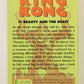 King Kong 60th Anniversary 1993 Trading Card #9 Beauty And The Beast L007877