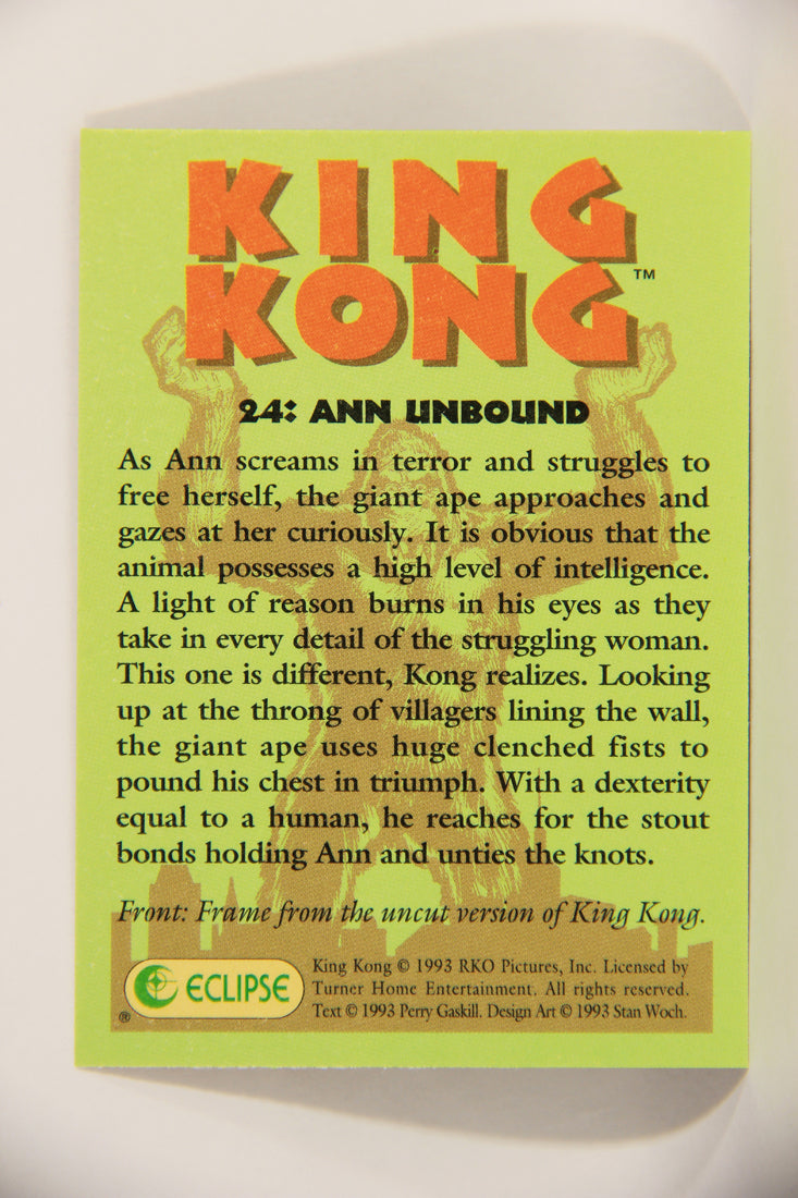 King Kong 60th Anniversary 1993 Trading Card #24 Ann Unbound L007892