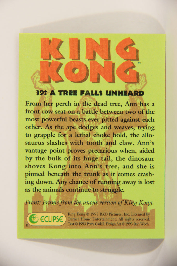 King Kong 60th Anniversary 1993 Trading Card #39 A Tree Falls Unheard L007907