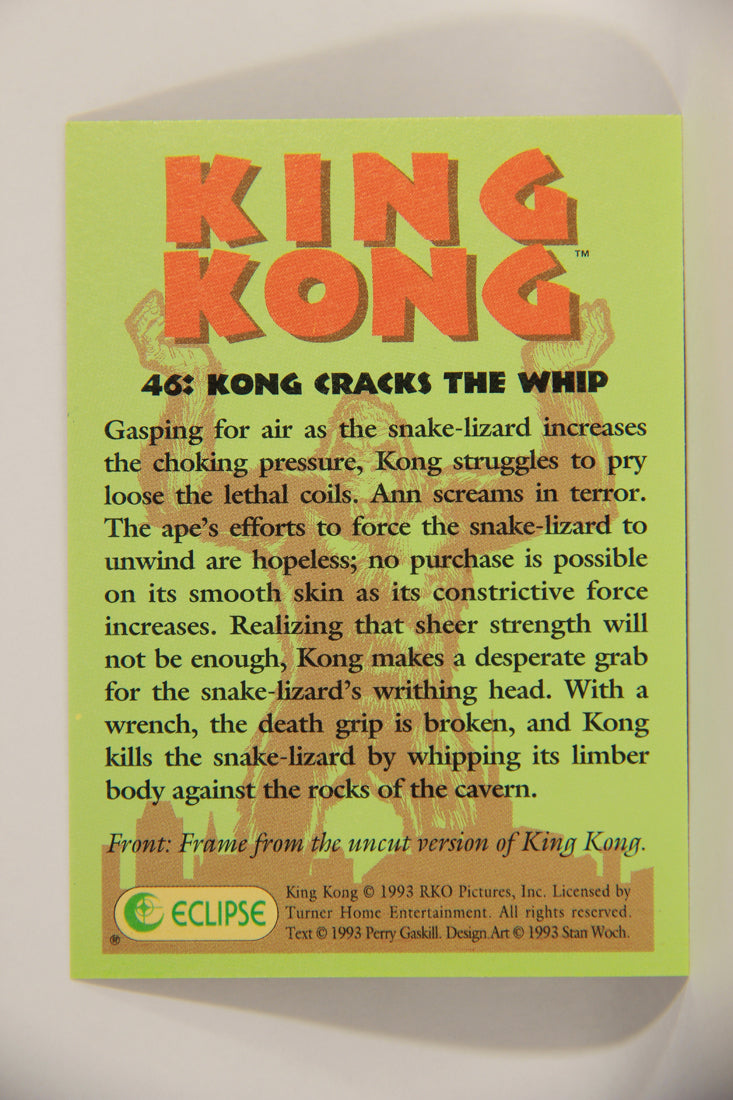 King Kong 60th Anniversary 1993 Trading Card #46 Kong Cracks The Whip L007914