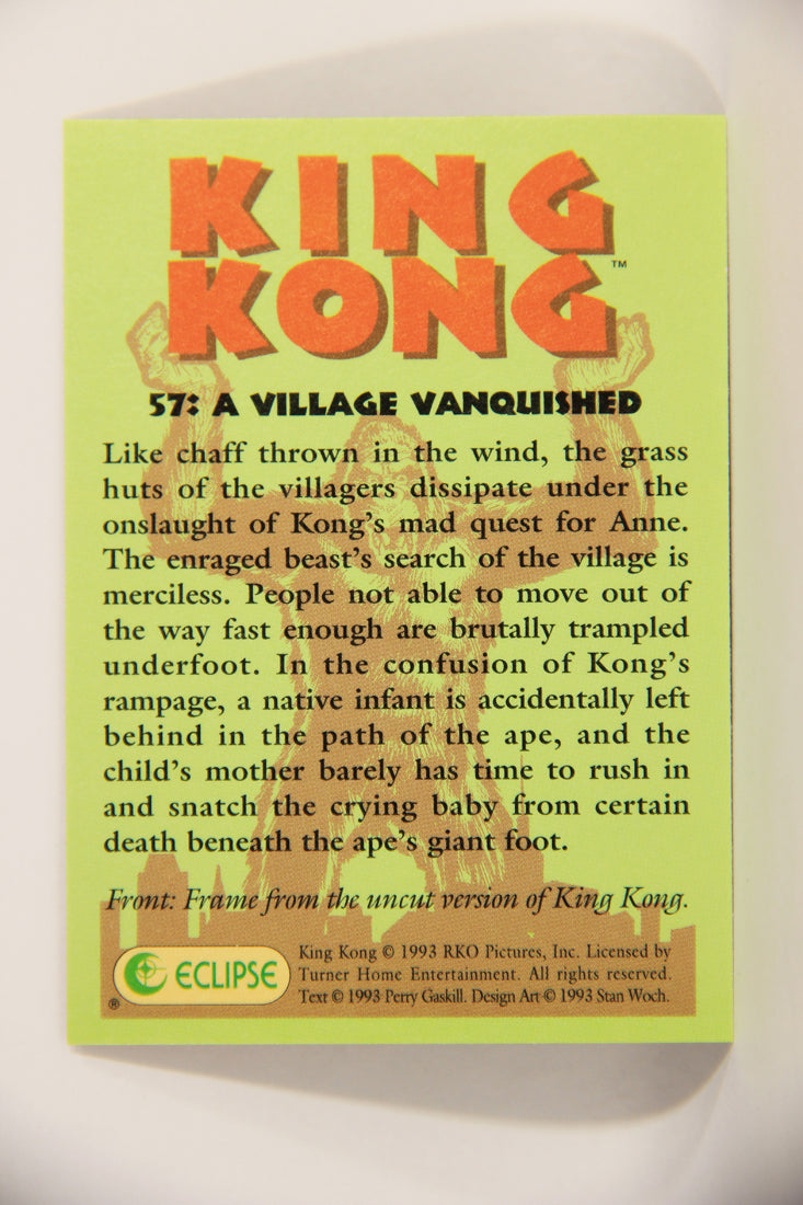 King Kong 60th Anniversary 1993 Trading Card #57 A Village Vanquished L007925