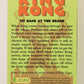 King Kong 60th Anniversary 1993 Trading Card #59 Back At The Beach L007927