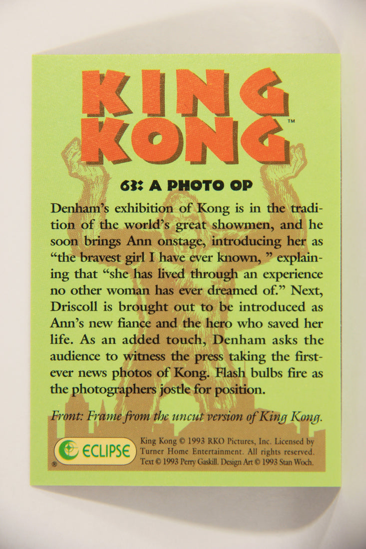 King Kong 60th Anniversary 1993 Trading Card #63 A Photo Op L007931