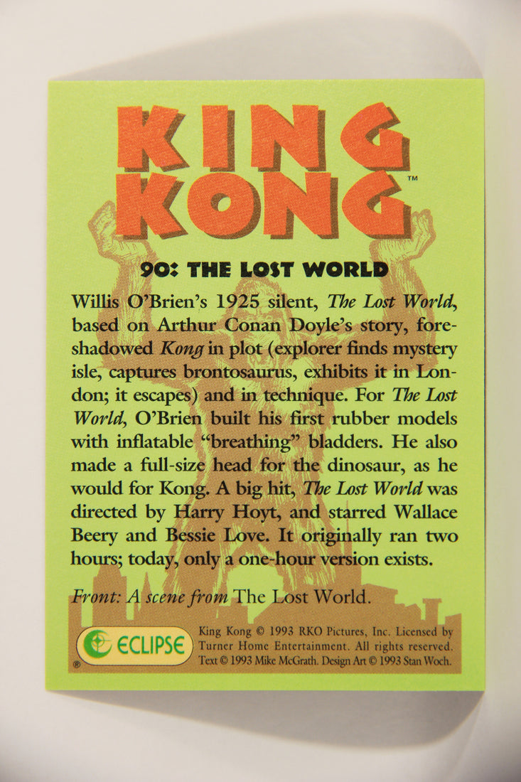 King Kong 60th Anniversary 1993 Trading Card #90 The Lost World L007958