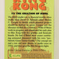 King Kong 60th Anniversary 1993 Trading Card #91 The Creation Of Kong L007959