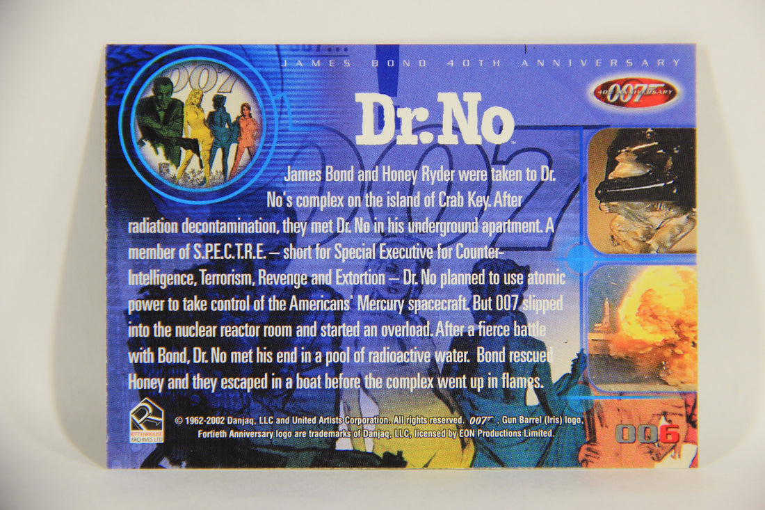 James Bond 007 40th Anniversary 2002 Trading Card #6 Dr. No's Complex L008099