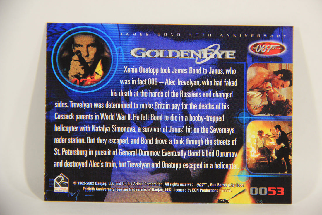 James Bond 007 40th Anniversary 2002 Trading Card #53 Tank Ride L008146