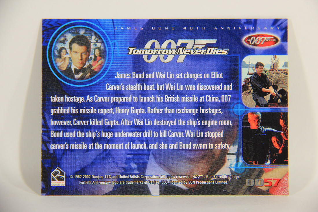 James Bond 007 40th Anniversary 2002 Trading Card #57 Wai Lin L008150