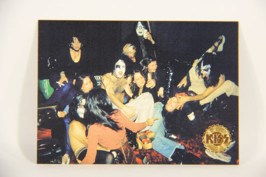 Kiss 1998 Series I Trading Card #25 The Band Has Fun With Female Fans L008404