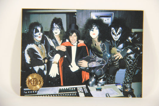 Kiss 1998 Series I Trading Card #29 Kiss With Producer Bob Ezrin L008408