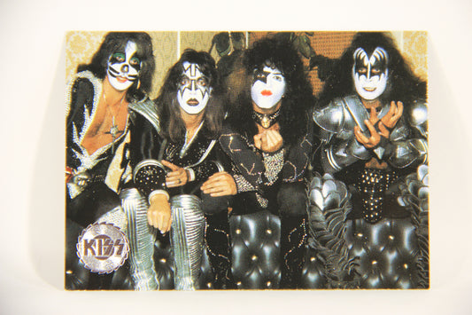 Kiss 1998 Series II Trading Card #96 Kiss At A 1976 Press Conference L008475