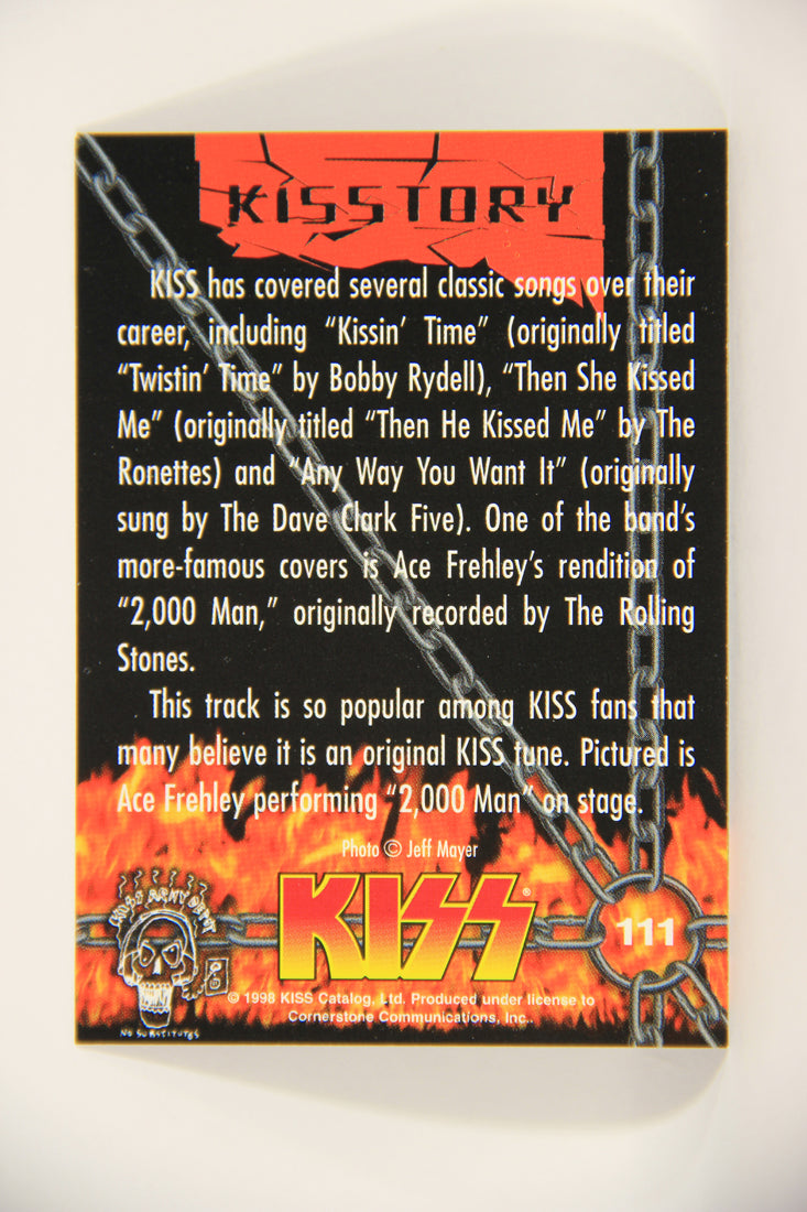 Kiss 1998 Series II Trading Card #111 Performing 2,000 Man On Stage L008490