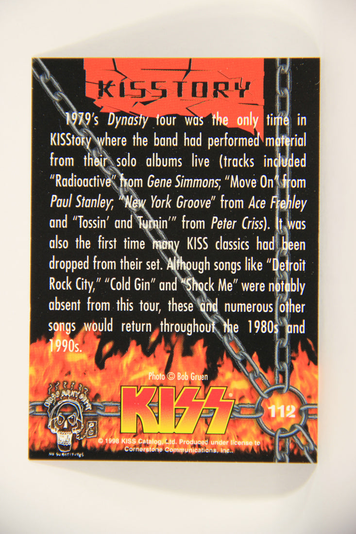 Kiss 1998 Series II Trading Card #112 Dynasty Tour L008491