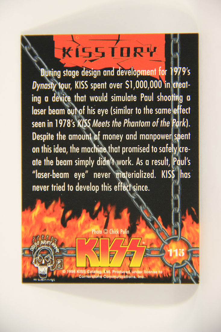 Kiss 1998 Series II Trading Card #113 Laser-Beam Eye L008492