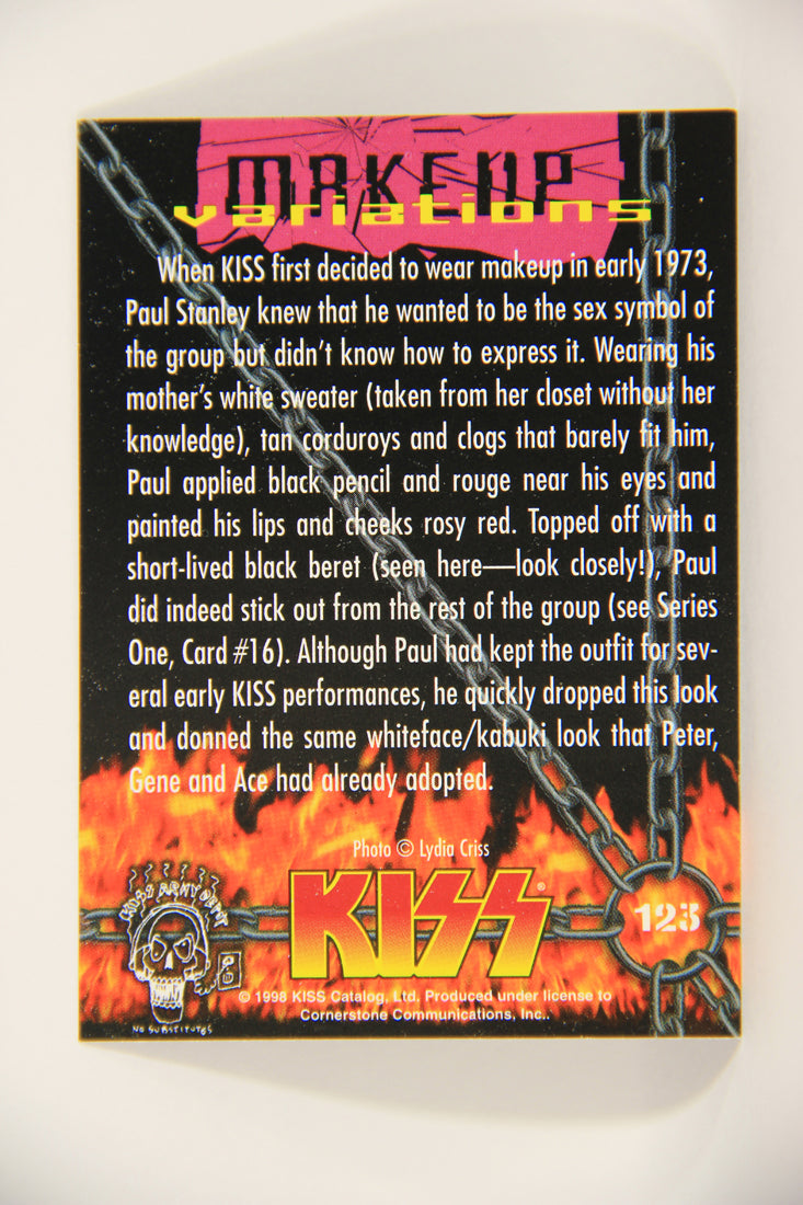 Kiss 1998 Series II Trading Card #123 Early Makeup Variations L008502