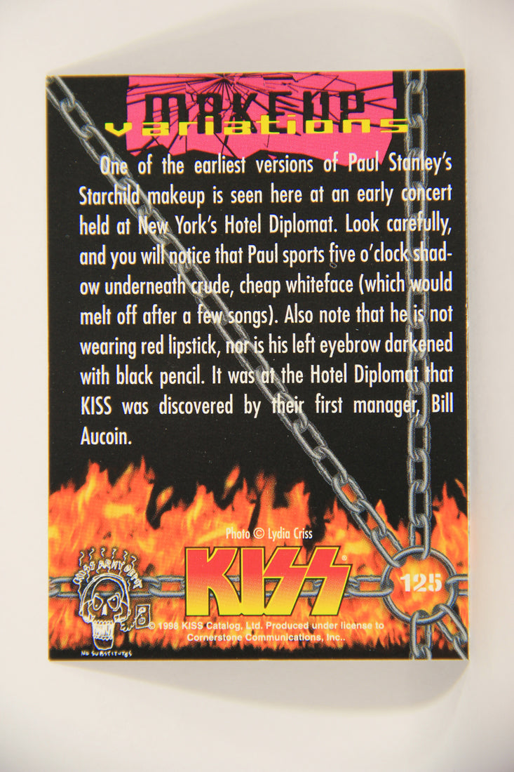 Kiss 1998 Series II Trading Card #125 New York's Hotel Diplomat Concert L008504