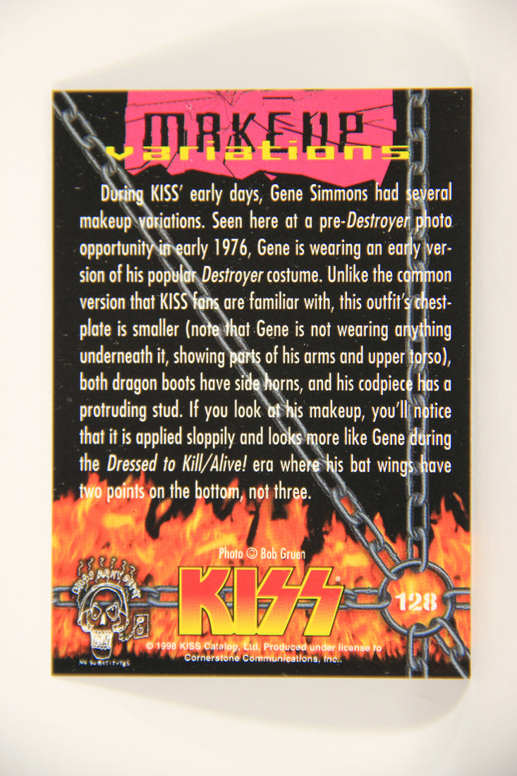 Kiss 1998 Series II Trading Card #128 Destroyer Early Version Costume L008507