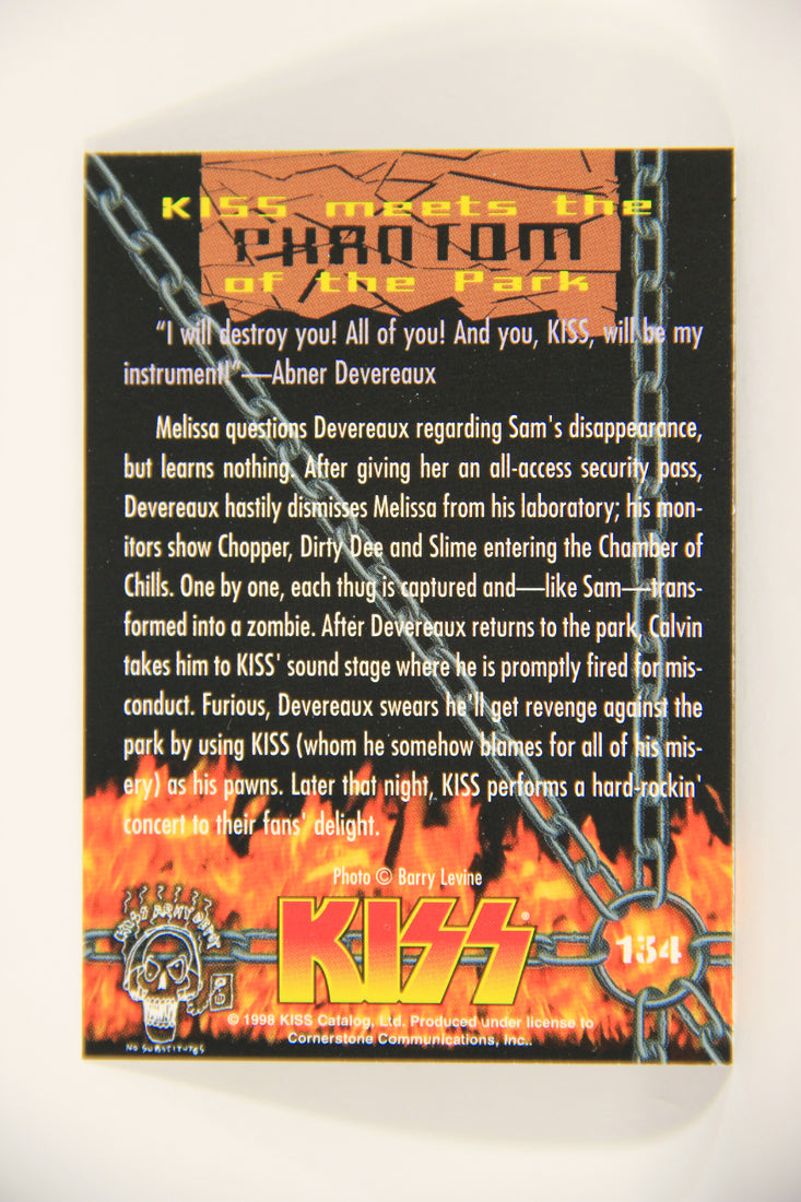 Kiss 1998 Series II Trading Card #134 I Will Destroy You All Of You L008513