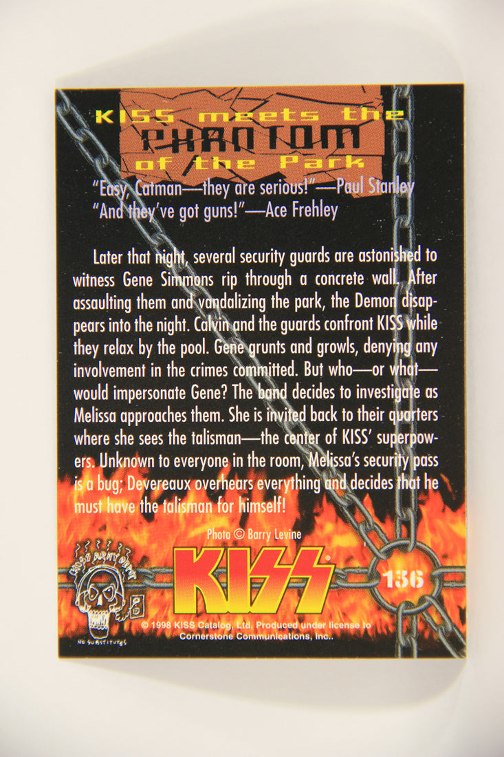 Kiss 1998 Series II Trading Card #136 Easy They Are Serious L008515