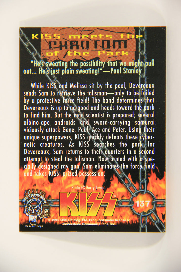 Kiss 1998 Series II Trading Card #137 He's Sweating L008516