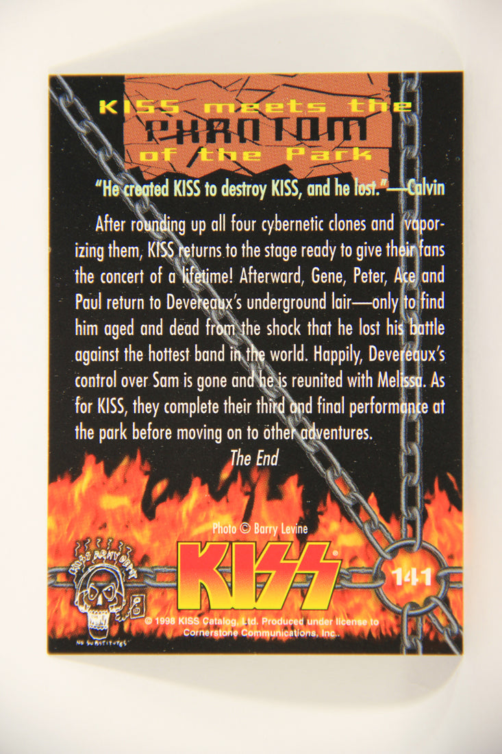 Kiss 1998 Series II Trading Card #141 He Created Kiss To Destroy Kiss And He Lost L008520