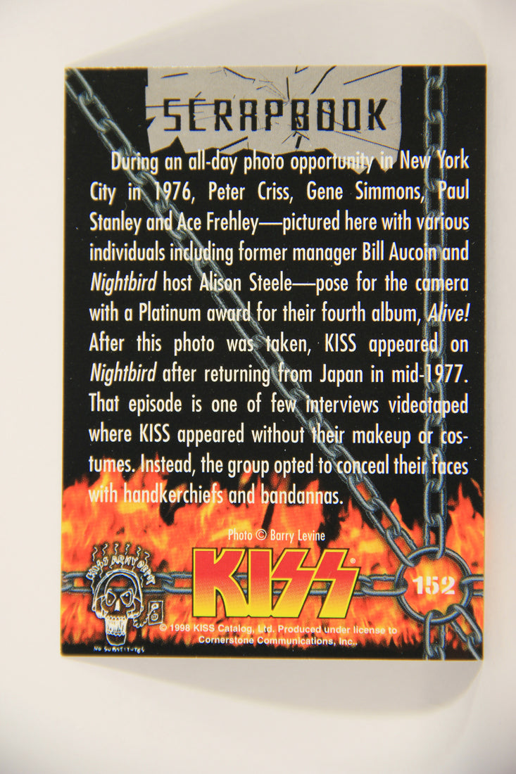 Kiss 1998 Series II Trading Card #152 Alive Album Platinum Award NY L008531