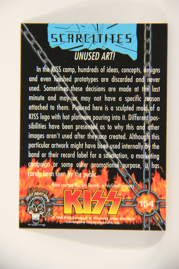 Kiss 1998 Series II Trading Card #154 Unused Art L008533