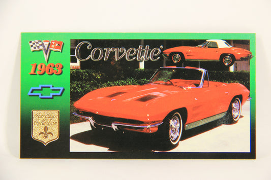 Corvette Heritage Collection 1996 Trading Card #11 - 1963 Convertible L008829
