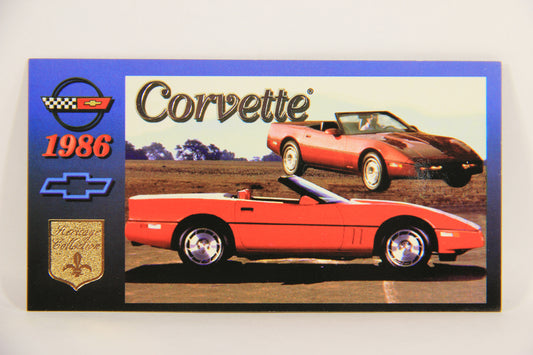 Corvette Heritage Collection 1996 Trading Card #46 - 1986 Convertible L008864