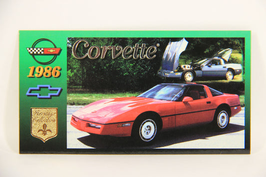 Corvette Heritage Collection 1996 Trading Card #47 - 1986 Coupe L008865