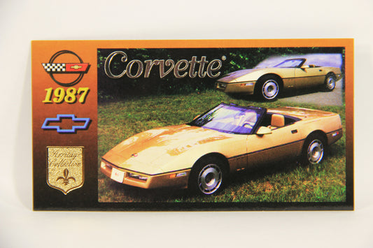 Corvette Heritage Collection 1996 Trading Card #48 - 1987 Convertible L008866