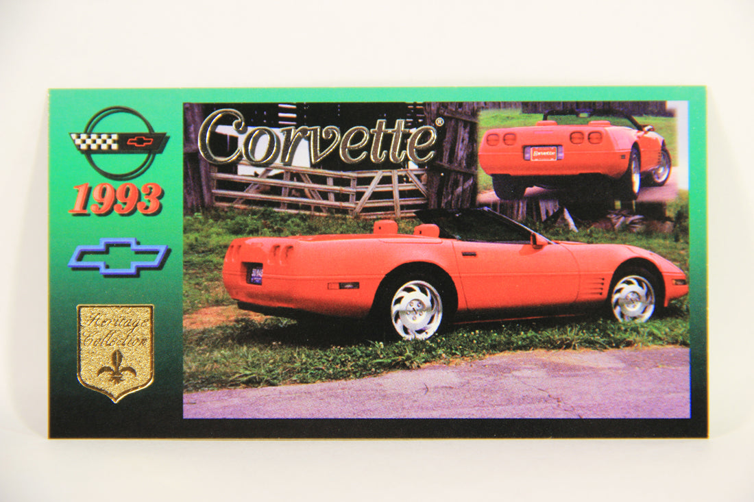 Corvette Heritage Collection 1996 Trading Card #60 - 1993 Convertible L008878