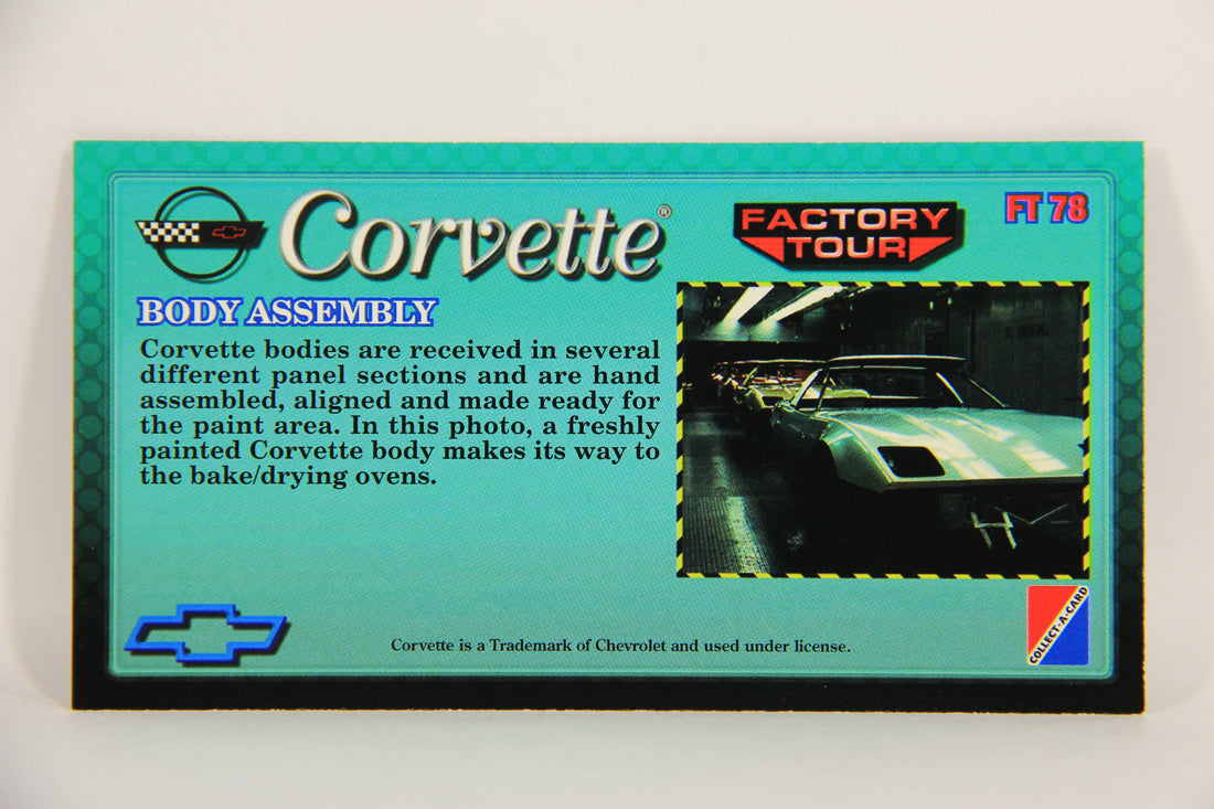Corvette Heritage Collection 1996 Trading Card #FT-78 Body Assembly L008896