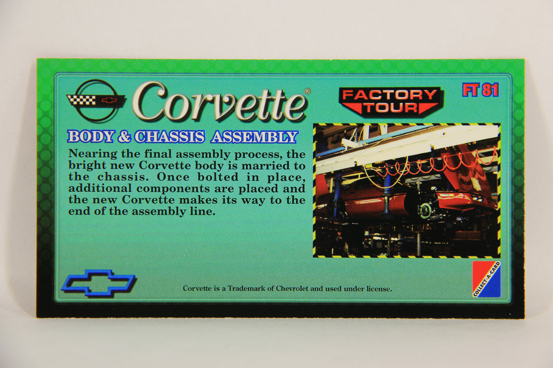 Corvette Heritage Collection 1996 Trading Card #FT-81 Body & Chassis Assembly L008899