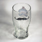 Rickard's Beer Pint Glass Special Movember Edition Canada FR-ENG L008914