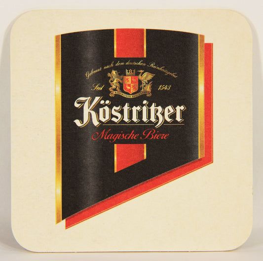 Köstritzer Brewery Beer Coaster Germany Bad Köstritz Thuringia GER L009254