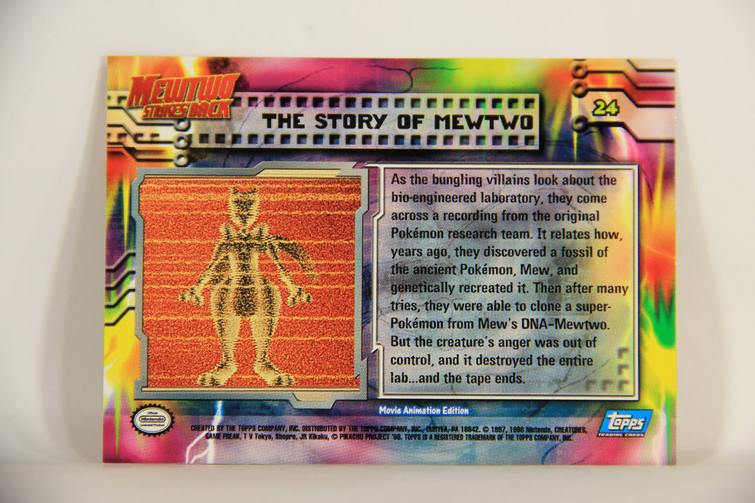 Pokémon Card First Movie #24 The Story Of Mewtwo Blue Logo 1st Print ENG L009291